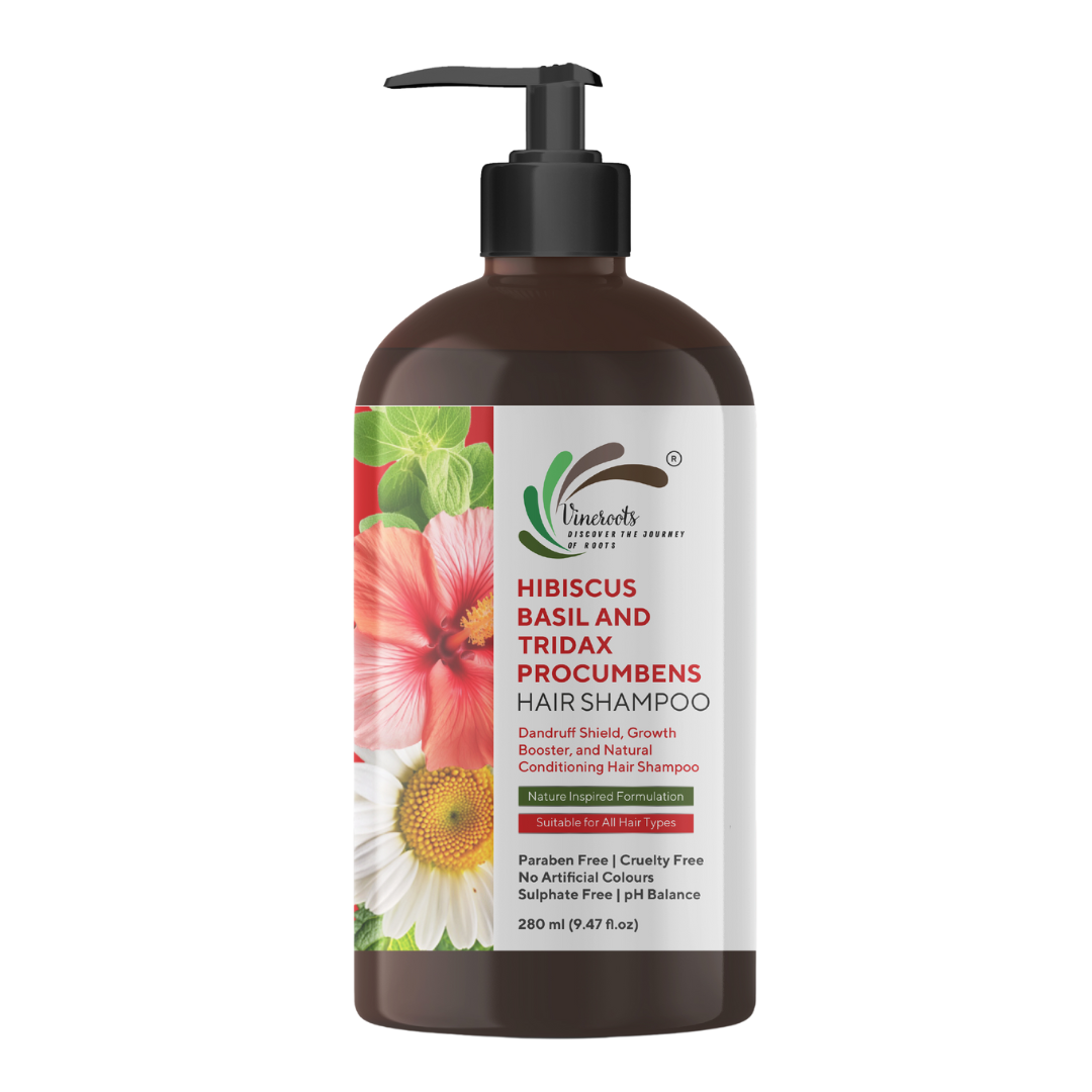 Hibiscus, Basil and Jayanti Veda Extracts